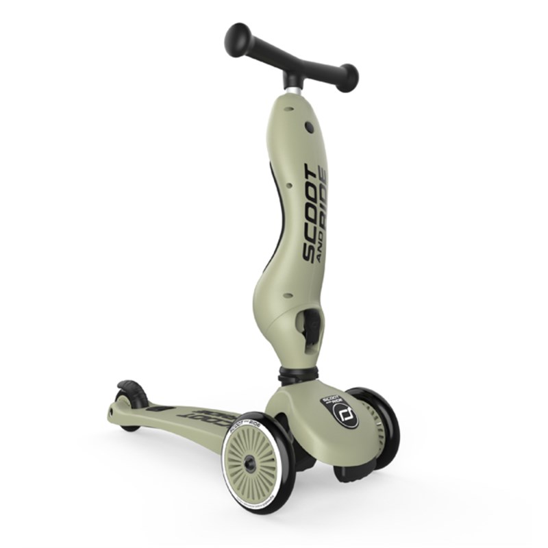 SCOOT AND RIDE ROMOBIL HIGHWAYKICK 1 OLIVE