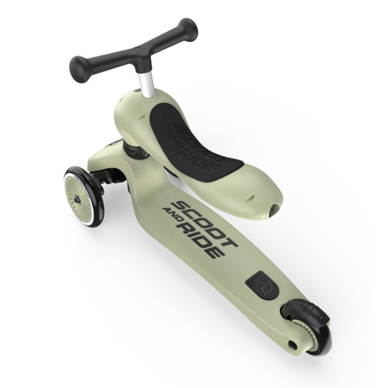 SCOOT AND RIDE ROMOBIL HIGHWAYKICK 1 OLIVE