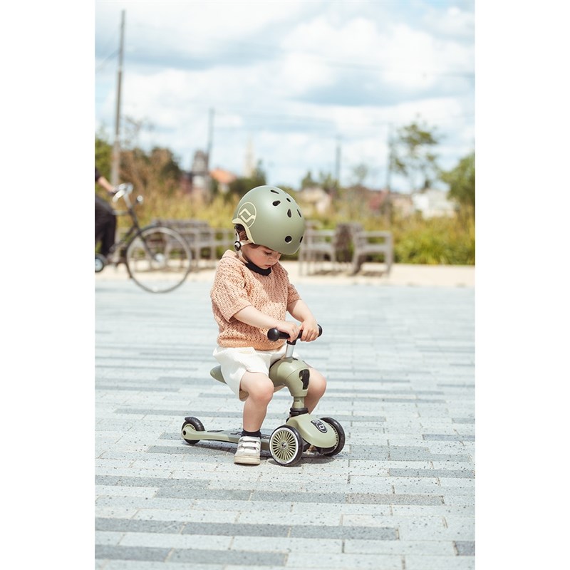 SCOOT AND RIDE ROMOBIL HIGHWAYKICK 1 OLIVE