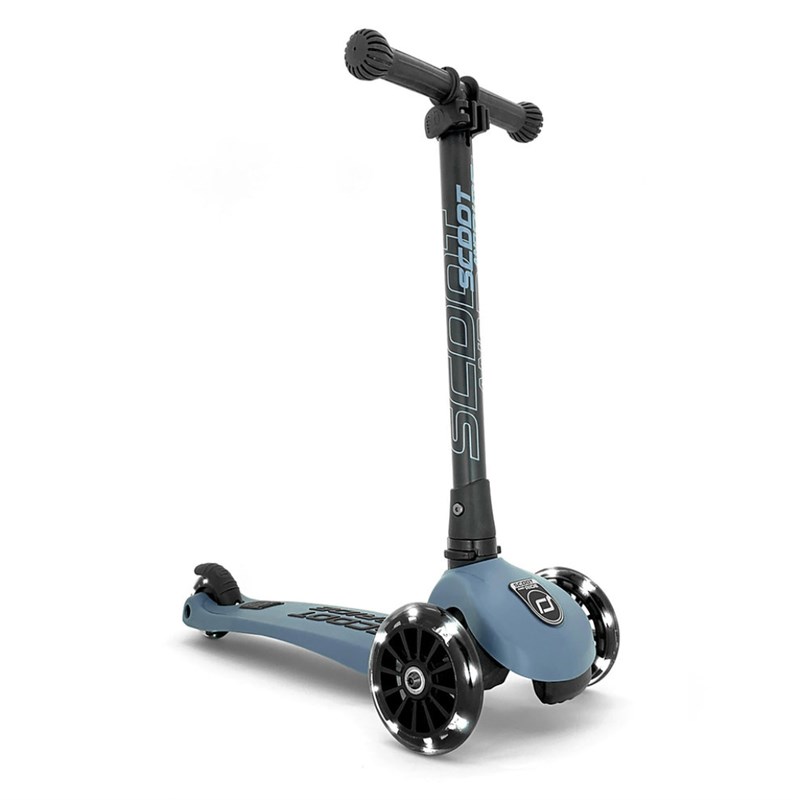 SCOOT AND RIDE ROMOBIL HIGHWAYKICK 3 LED STEEL 