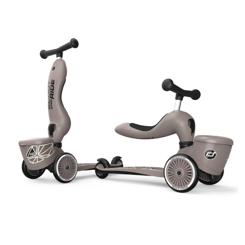 SCOOT AND RIDE ROMOBIL HIGHWAYKICK 1LIFESTYLE BROWN LINES 