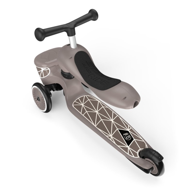 SCOOT AND RIDE ROMOBIL HIGHWAYKICK 1LIFESTYLE BROWN LINES 