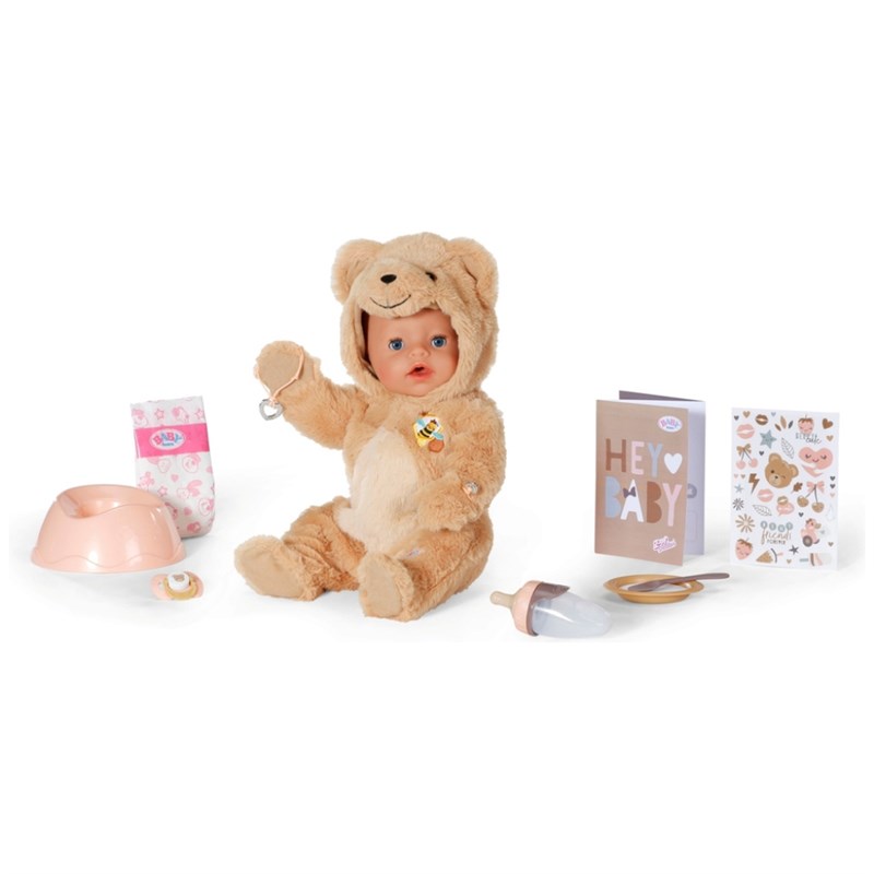 BABY BORN LUTKA EMMA BEAR STYLE 43CM