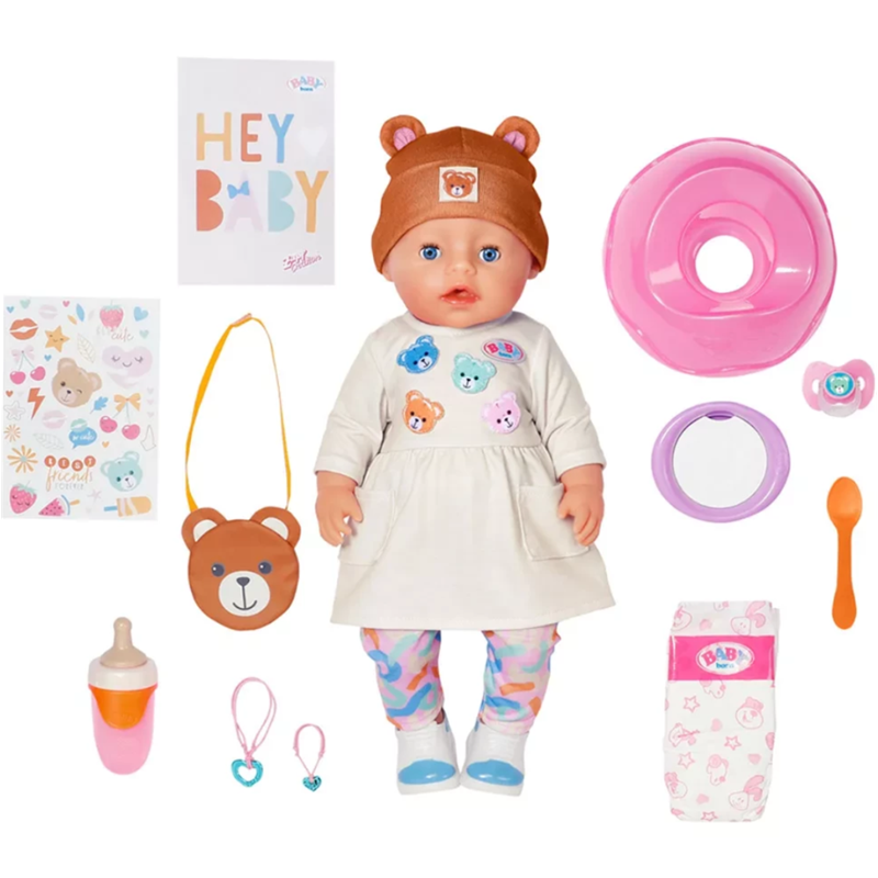 BABY BORN EMMA TEDDY STYLE 43CM