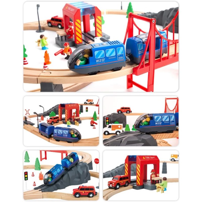 TOOKY TOY SET VLAKIĆI VELIKI MOD.