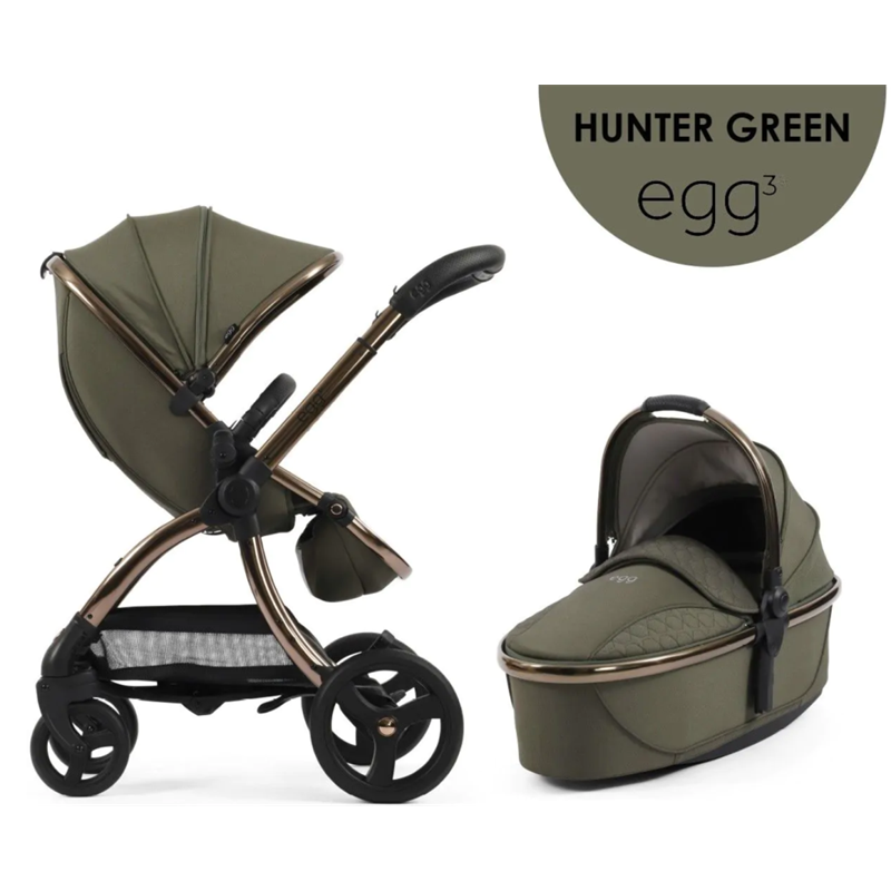 egg3® dječja kolica 2u1 - Hunter Green