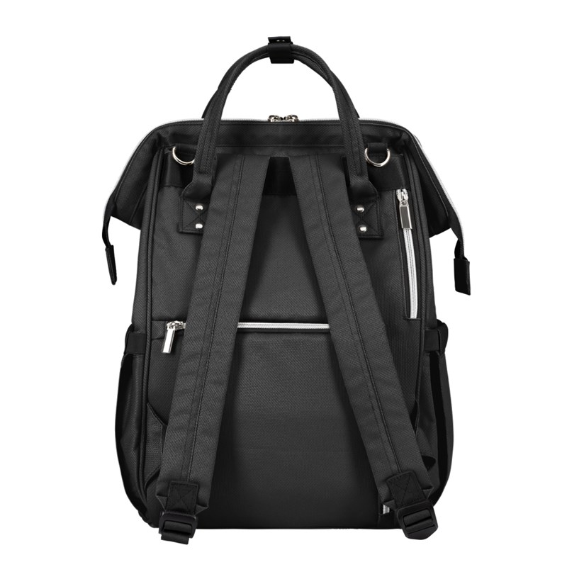 KIKKA BOO TORBA SIENA,BLACK&SILVER
