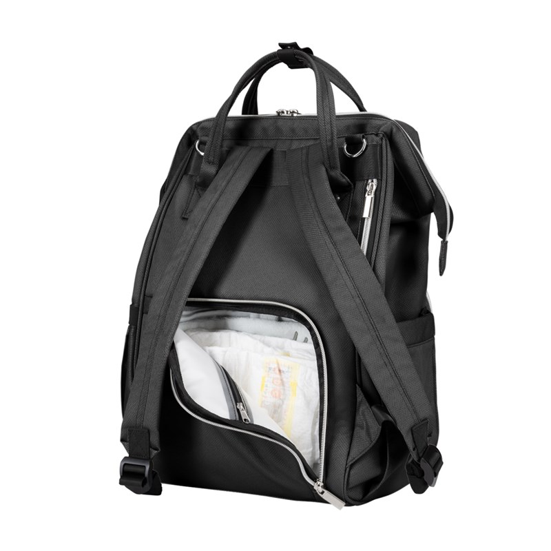 KIKKA BOO TORBA SIENA,BLACK&SILVER