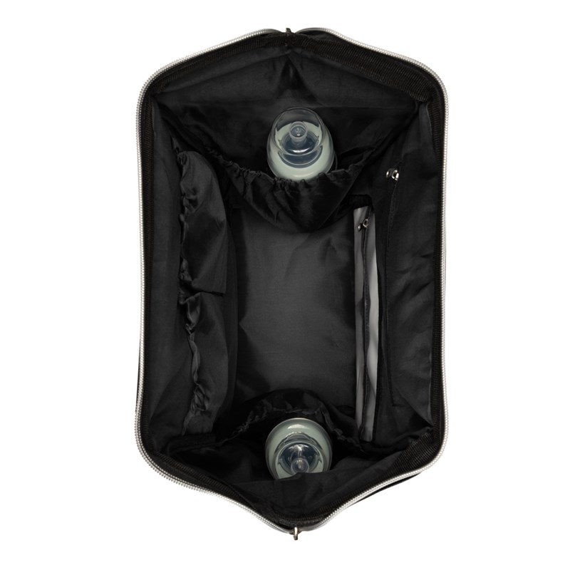 KIKKA BOO TORBA SIENA,BLACK&SILVER