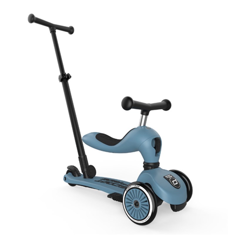 SCOOT AND RIDE HIGHWAYKICK 1 PUSH AND GO STEEL