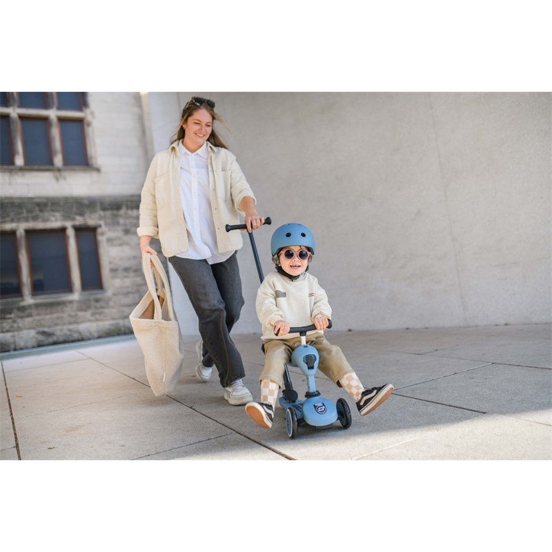 SCOOT AND RIDE HIGHWAYKICK 1 PUSH AND GO STEEL