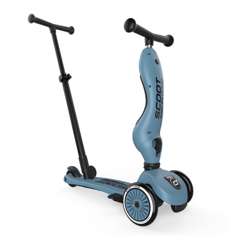 SCOOT AND RIDE HIGHWAYKICK 1 PUSH AND GO STEEL