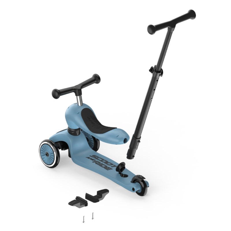 SCOOT AND RIDE HIGHWAYKICK 1 PUSH AND GO STEEL