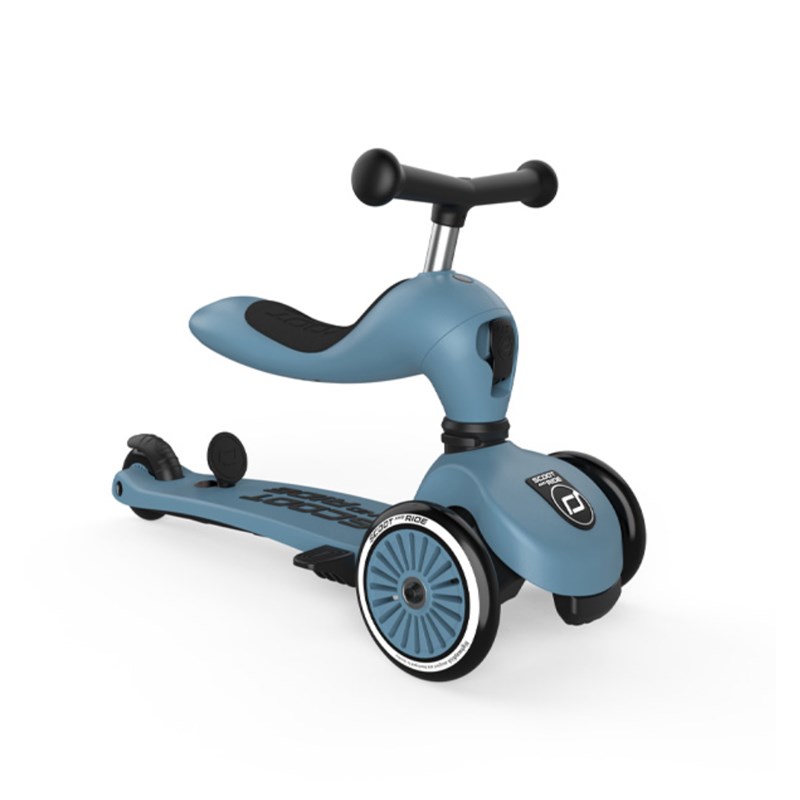 SCOOT AND RIDE HIGHWAYKICK 1 PUSH AND GO STEEL