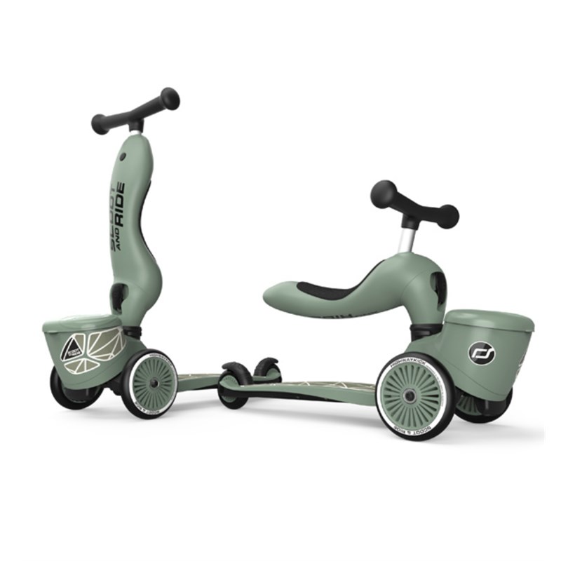 SCOOT AND RIDE HIGHWAYKICK 1 LIFESTYLE 1-GREEN LINES