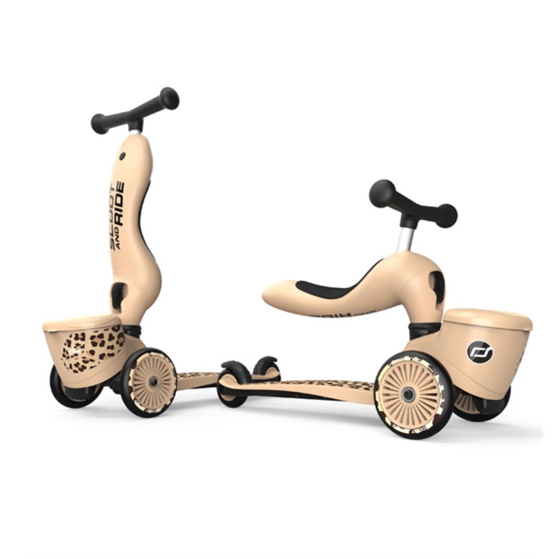 SCOOT AND RIDE HIGHWAYKICK 1 LIFESTYLE 1-LEOPARD 