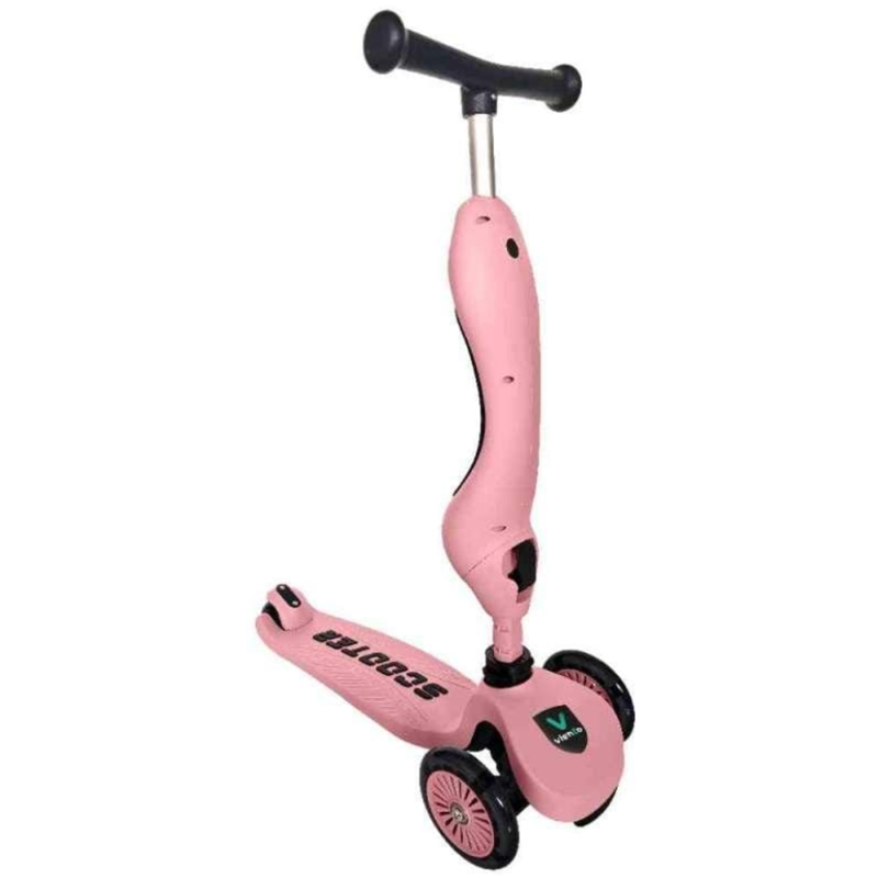 VIENTO 2U1 TROTINET PINK MAS.