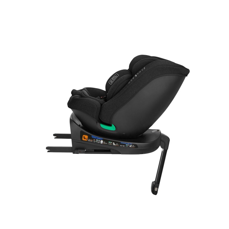 KIKKA BOO I-SECURE I-SIZE AUTOSJEDALICA 40-150CM, BLACK