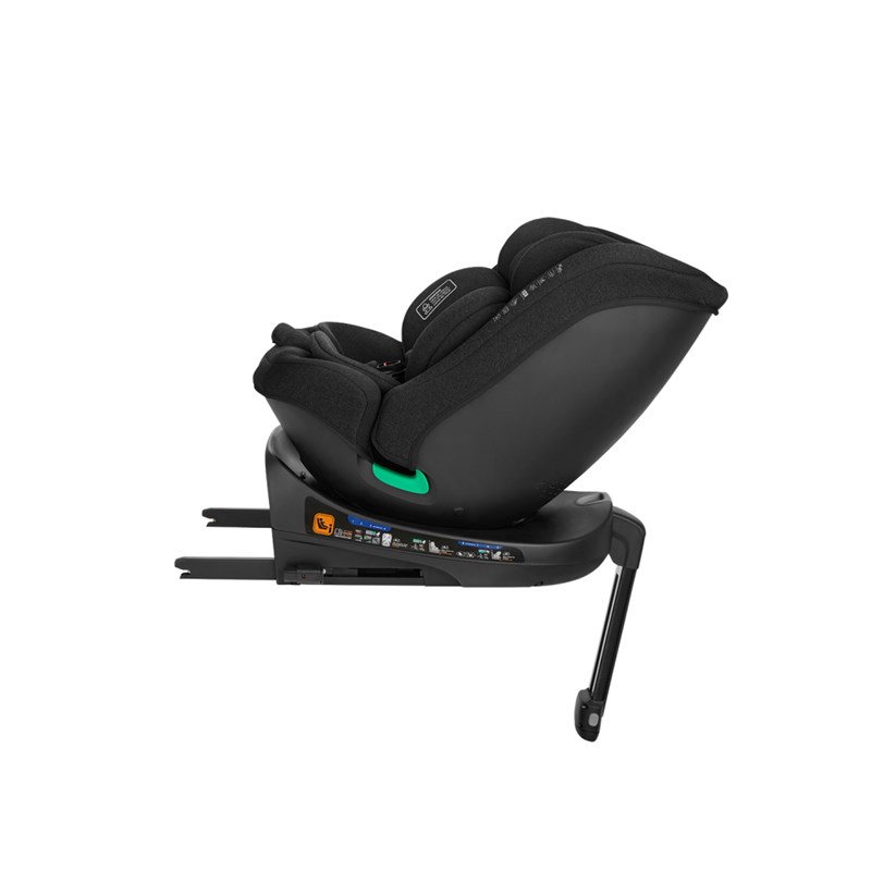 KIKKA BOO I-SECURE I-SIZE AUTOSJEDALICA 40-150CM, BLACK
