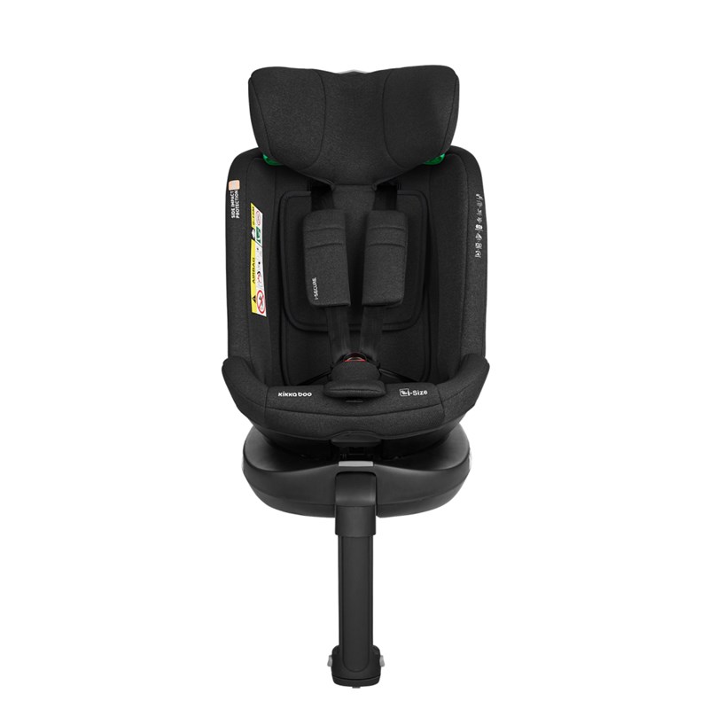KIKKA BOO I-SECURE I-SIZE AUTOSJEDALICA 40-150CM, BLACK