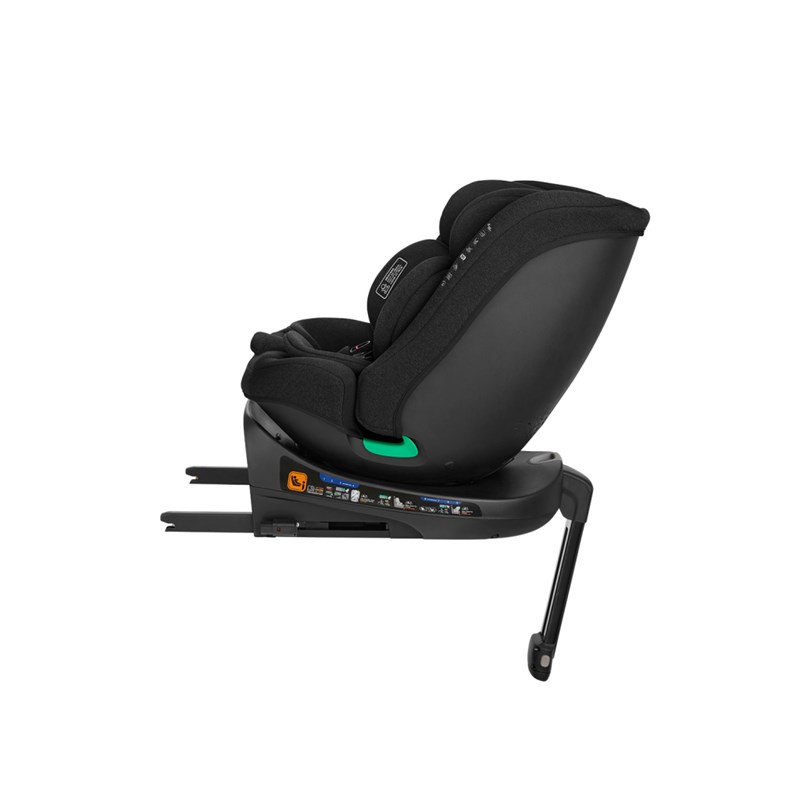 KIKKA BOO I-SECURE I-SIZE AUTOSJEDALICA 40-150CM, BLACK
