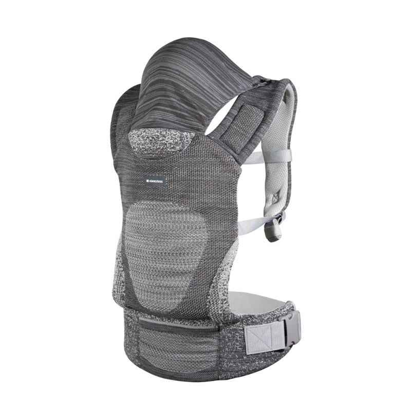 KIKKA BOO NOSILJKA HOODY FLY PLETENA GREY