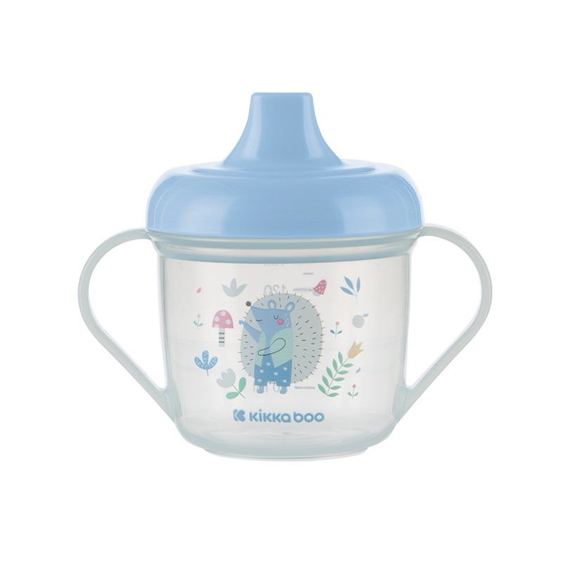 KIKKA BOO PP ŠALICA S IZLJEVOM 150ML FOREST PARTY BLUE