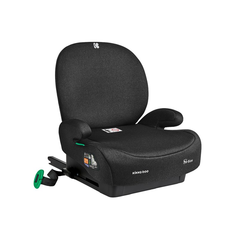 KIKKA BOO I-BOOST I-SIZE AUTOSJEDALICA 125-150CM, BLACK