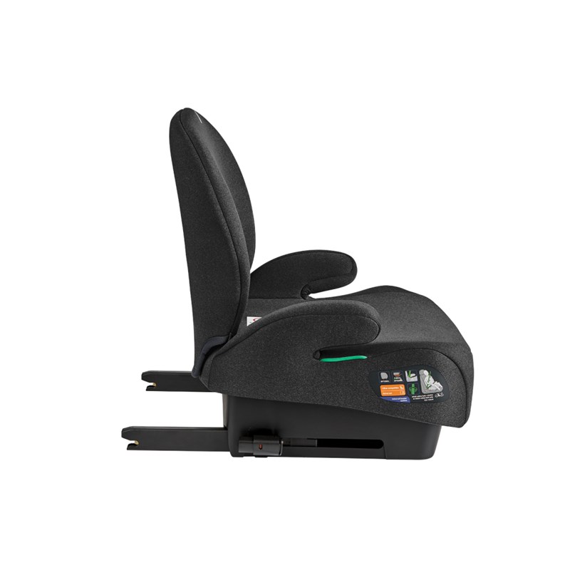 KIKKA BOO I-BOOST I-SIZE AUTOSJEDALICA 125-150CM, BLACK