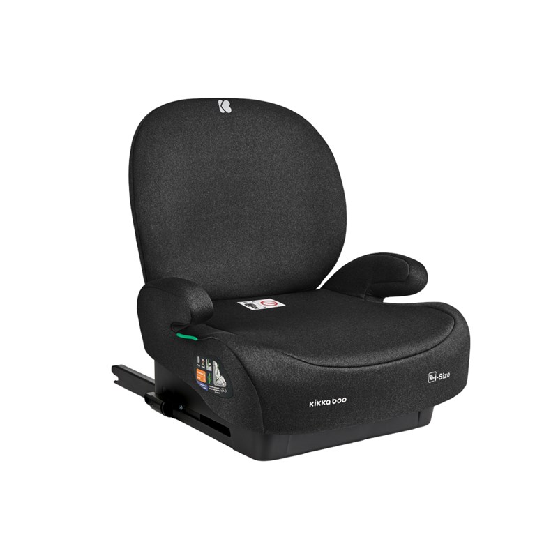 KIKKA BOO I-BOOST I-SIZE AUTOSJEDALICA 125-150CM, BLACK