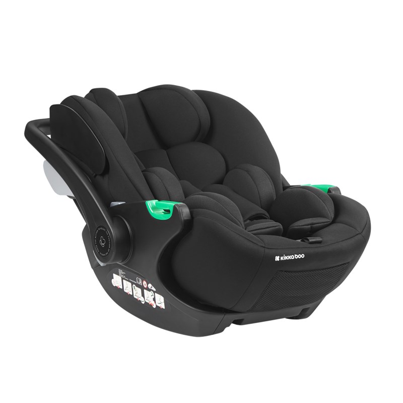 KIKKA BOO I-TRAIL I-SIZE, 40-87CM ,BLACK-KARA,THEA,TIFFANY, NAYA