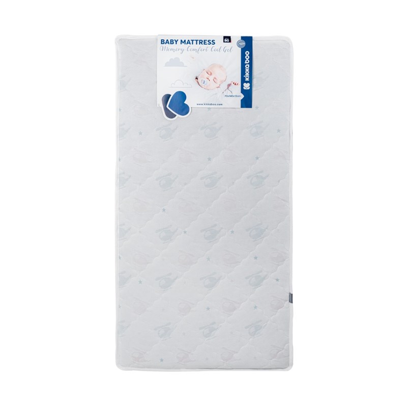 KIKKA BOO MADRAC MEMORY COMFORT COOL GEL 70X140X12CM BLUE/PI