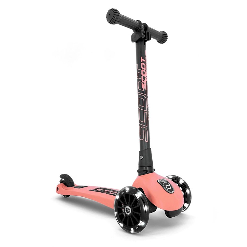 SCOOT AND RIDE HIGHWAYKICK 3 ROMOBIL PEACH LED 