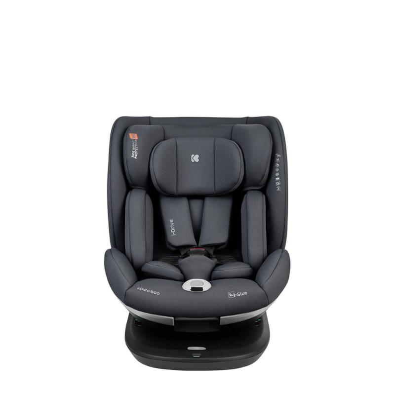 KIKKA BOO AUTOSJEDALICA 40-150CM I-DRIVE I-SIZE,DARK GREY
