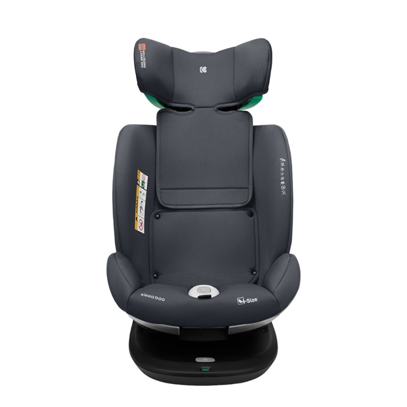 KIKKA BOO AUTOSJEDALICA 40-150CM I-DRIVE I-SIZE,DARK GREY