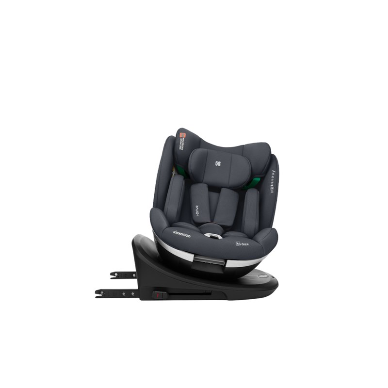 KIKKA BOO AUTOSJEDALICA 40-150CM I-DRIVE I-SIZE,DARK GREY