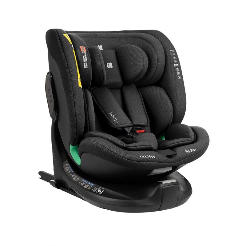 KIKKA BOO AUTOSJEDALICA 40-150CM I-TOUR I-SIZE,BLACK