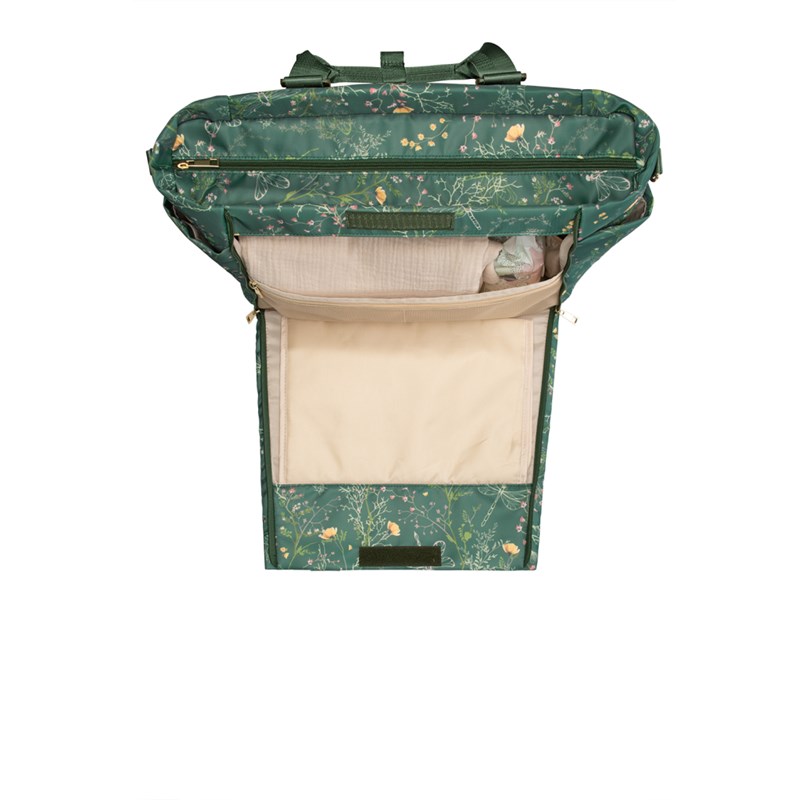 KIKKA BOO MAMA TORBA FLORENCE SECRET GARDEN GREEN
