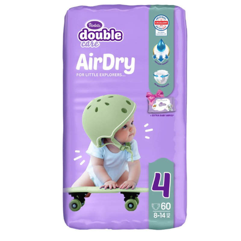 VIOLETA PELENE DOUBLE CARE AIR DRY 60(4 MAXI 7-18KG)