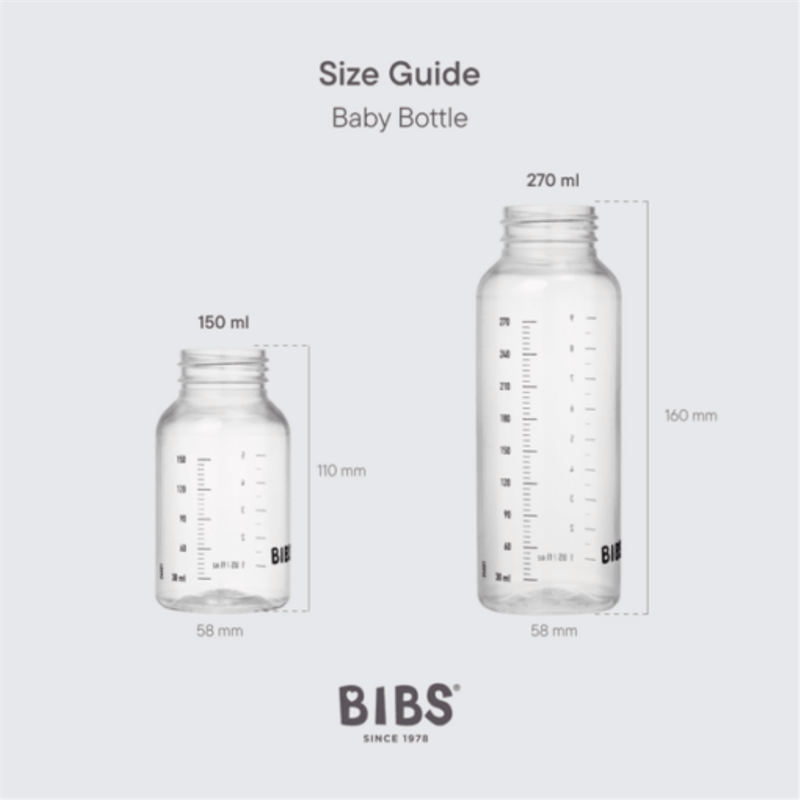 BIBS BOCA LATEX 1 PACK 270ML MEDIUM FLOW BABY BLUE