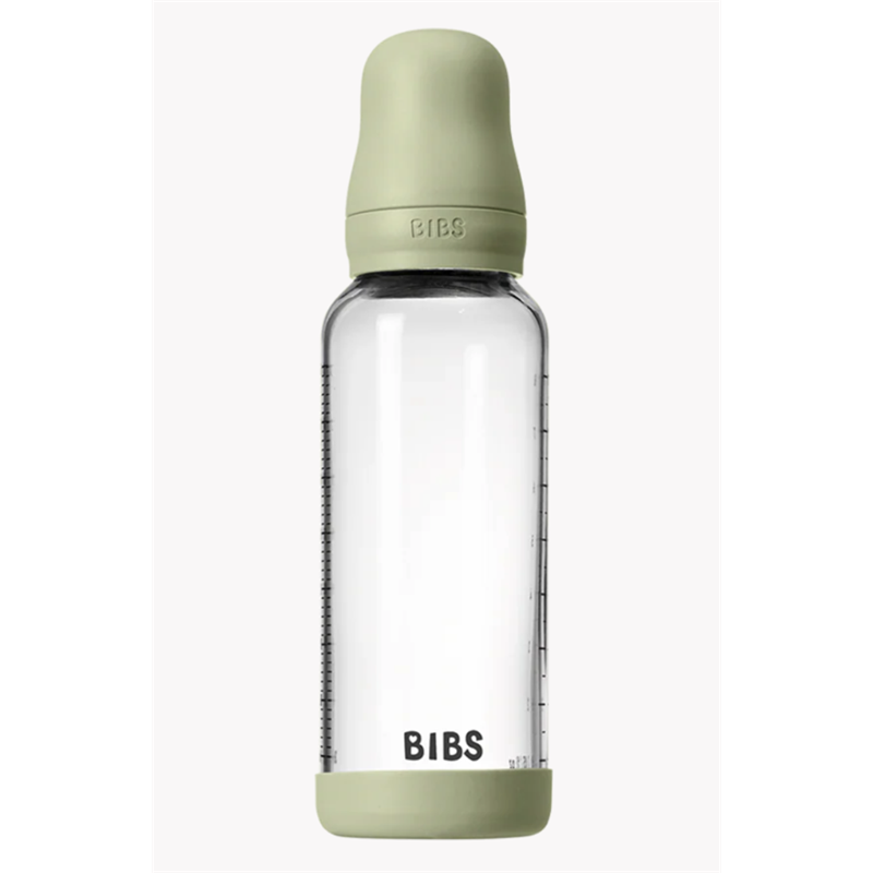 BIBS STAKLENA BOCA COMPLETE SET LATEX 240ML MEDIUM SAGE