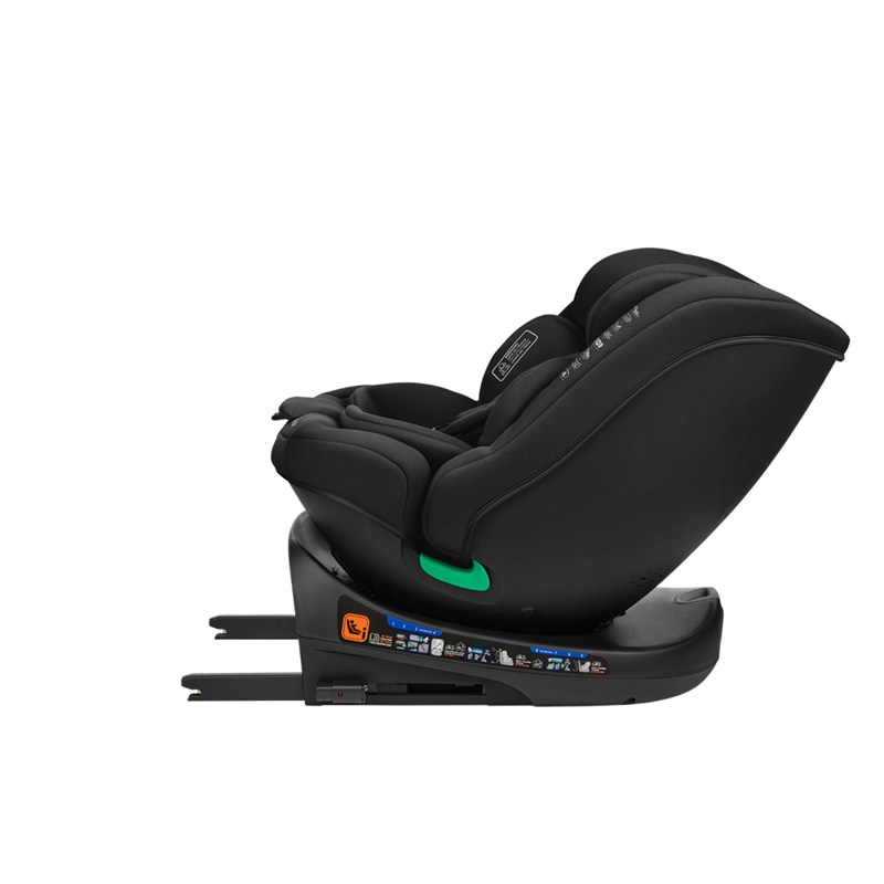 KIKKA BOO AUTOSJEDALICA 40-150CM I-ROUND I-SIZE,BLACK