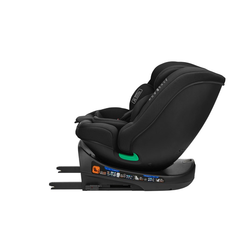 KIKKA BOO AUTOSJEDALICA 40-150CM I-ROUND I-SIZE,BLACK