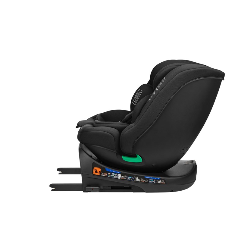 KIKKA BOO AUTOSJEDALICA 40-150CM I-ROUND I-SIZE,BLACK