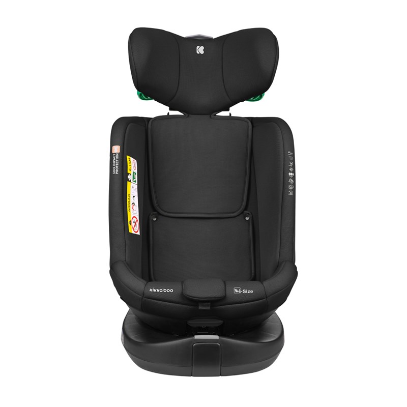 KIKKA BOO AUTOSJEDALICA 40-150CM I-ROUND I-SIZE,BLACK