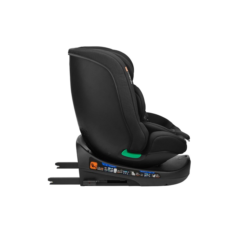 KIKKA BOO AUTOSJEDALICA 40-150CM I-ROUND I-SIZE,BLACK