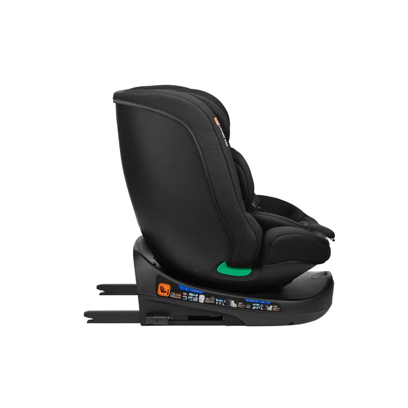 KIKKA BOO AUTOSJEDALICA 40-150CM I-ROUND I-SIZE,BLACK
