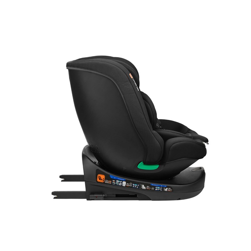 KIKKA BOO AUTOSJEDALICA 40-150CM I-ROUND I-SIZE,BLACK