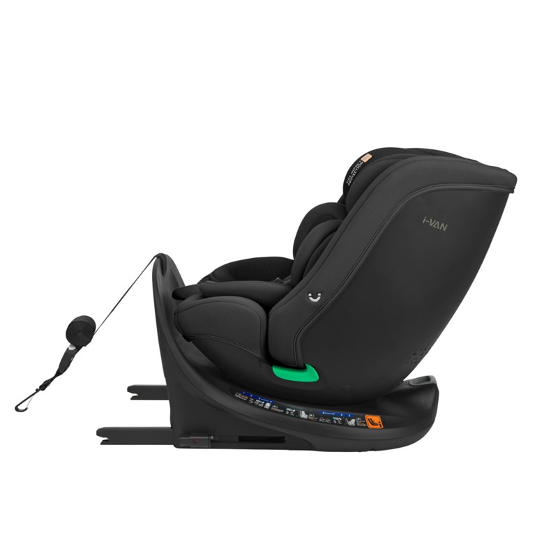 KIKKA BOO AUTOSJEDALICA 40-150CM I-VAN I-SIZE,BLACK