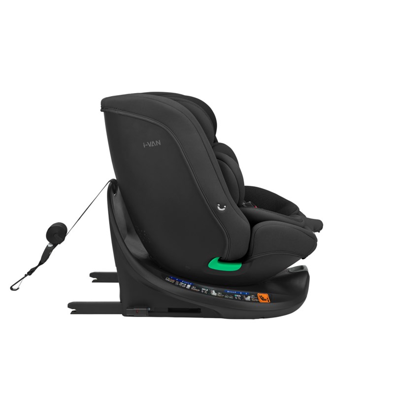 KIKKA BOO AUTOSJEDALICA 40-150CM I-VAN I-SIZE,BLACK